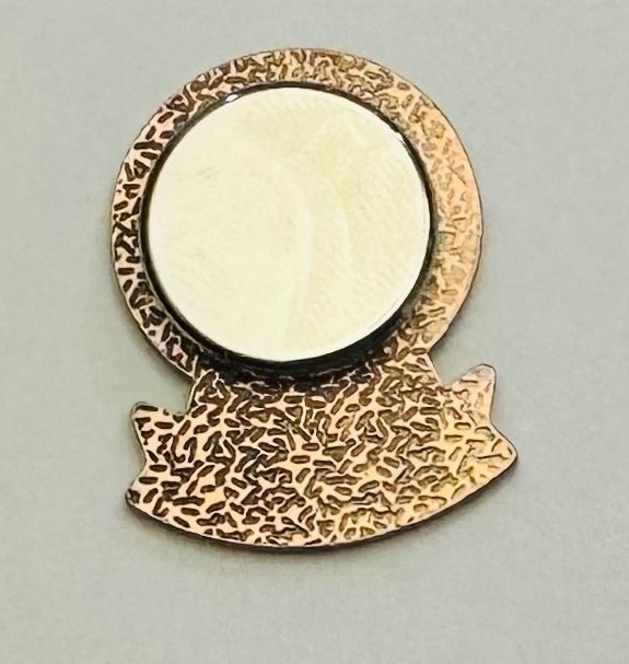 1" Stroke Thrombolytic Lapel/Badge Pin – Bronze, 60-Min Door-to-Lytic Time, Magnetic Back